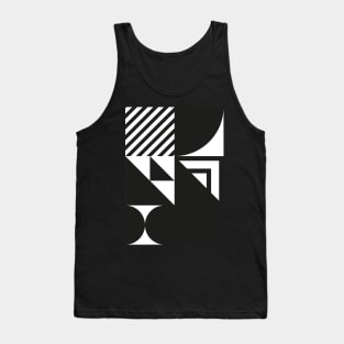 Geometric Bauhaus Pattern Tank Top